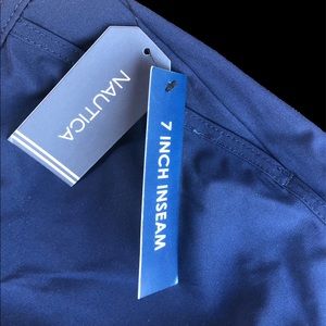 Blue Nautical swim shorts size small